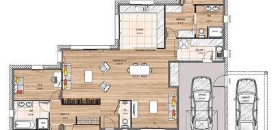 Programme terrain + maison à Morannes sur Sarthe-Daumeray en Maine-et-Loire (49) de 139 m² à vendre au prix de 315000€ - 4