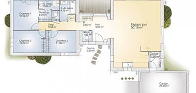 Programme terrain + maison à Brissac en Hérault (34) de 120 m² à vendre au prix de 399900€ - 4