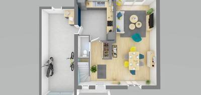 Programme terrain + maison à Rémilly en Moselle (57) de 100 m² à vendre au prix de 279000€ - 3