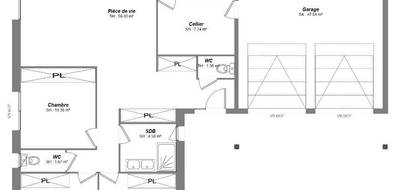 Programme terrain + maison à Druye en Indre-et-Loire (37) de 109 m² à vendre au prix de 299000€ - 1