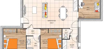 Programme terrain + maison à La Possonnière en Maine-et-Loire (49) de 70 m² à vendre au prix de 243000€ - 4