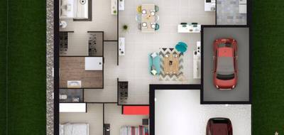 Programme terrain + maison à L'Île-Bouchard en Indre-et-Loire (37) de 102 m² à vendre au prix de 217300€ - 3