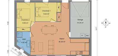 Programme terrain + maison à Val d'Arry en Calvados (14) de 65 m² à vendre au prix de 185000€ - 4