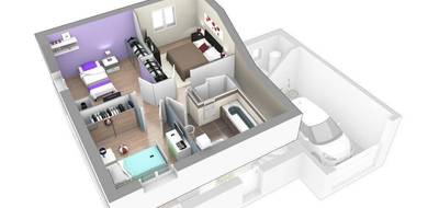 Programme terrain + maison à Entrelacs en Savoie (73) de 91 m² à vendre au prix de 421500€ - 3
