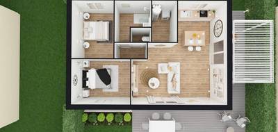 Programme terrain + maison à Chatuzange-le-Goubet en Drôme (26) de 65 m² à vendre au prix de 219000€ - 2