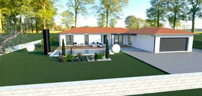 Programme terrain + maison à Montrevel-en-Bresse en Ain (01) de 135 m² à vendre au prix de 415000€ - 4