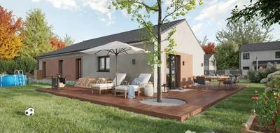 Programme terrain + maison à Dun-sur-Meuse en Meuse (55) de 105 m² à vendre au prix de 227963€ - 2