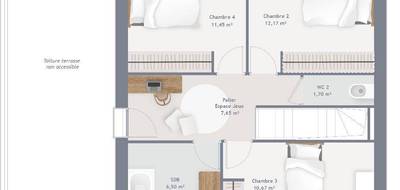 Programme terrain + maison à Yerres en Essonne (91) de 120 m² à vendre au prix de 559600€ - 4