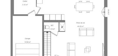 Programme terrain + maison à Saint-Paterne-Racan en Indre-et-Loire (37) de 110 m² à vendre au prix de 240000€ - 4