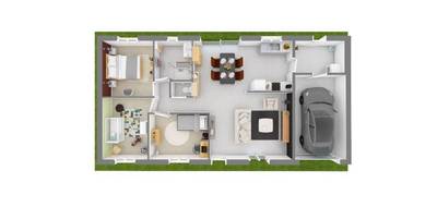 Programme terrain + maison à Ardentes en Indre (36) de 82 m² à vendre au prix de 183620€ - 2