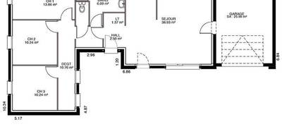 Programme terrain + maison à Saint-Doulchard en Cher (18) de 85 m² à vendre au prix de 275975€ - 4
