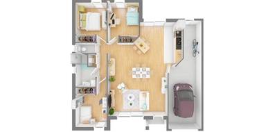 Programme terrain + maison à La Genétouze en Vendée (85) de 90 m² à vendre au prix de 241534€ - 2