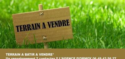 Terrain seul à Richarville en Essonne (91) de 412 m² à vendre au prix de 84500€ - 1