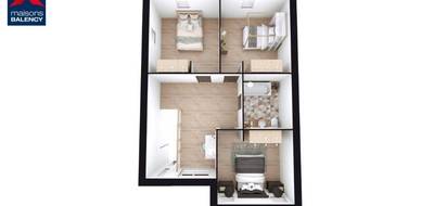 Programme terrain + maison à Évrecy en Calvados (14) de 100 m² à vendre au prix de 279000€ - 4