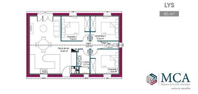 Programme terrain + maison à Préchacq-les-Bains en Landes (40) de 65 m² à vendre au prix de 182000€ - 3