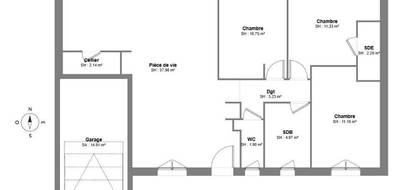 Programme terrain + maison à Alès en Gard (30) de 85 m² à vendre au prix de 237600€ - 4