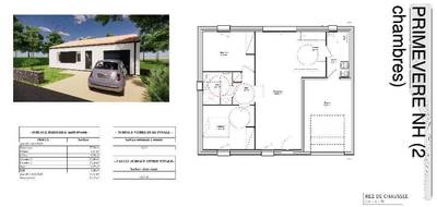 Programme terrain + maison à Chavagnes-les-Redoux en Vendée (85) de 70 m² à vendre au prix de 169900€ - 3