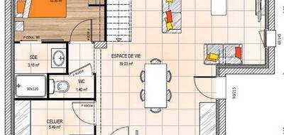 Programme terrain + maison à Grez-Neuville en Maine-et-Loire (49) de 105 m² à vendre au prix de 312000€ - 4