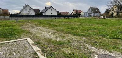 Terrain seul à Balgau en Haut-Rhin (68) de 573 m² à vendre au prix de 105202€ - 1