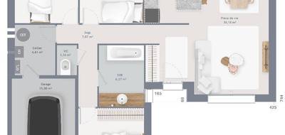 Programme terrain + maison à Guignecourt en Oise (60) de 85 m² à vendre au prix de 268000€ - 4