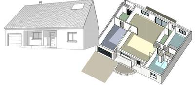 Programme terrain + maison à La Chapelle-Saint-Aubin en Sarthe (72) de 104 m² à vendre au prix de 359000€ - 4
