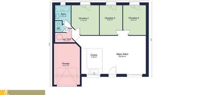 Programme terrain + maison à Saint-Pierre-Eynac en Haute-Loire (43) de 75 m² à vendre au prix de 258200€ - 3