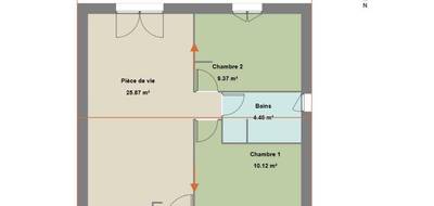 Programme terrain + maison à La Crau en Var (83) de 50 m² à vendre au prix de 385000€ - 4