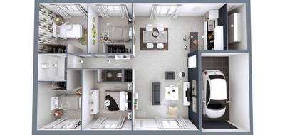 Programme terrain + maison à Baron en Gironde (33) de 90 m² à vendre au prix de 220000€ - 4