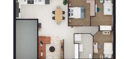 Programme terrain + maison à Guémar en Haut-Rhin (68) de 81 m² à vendre au prix de 292990€ - 3