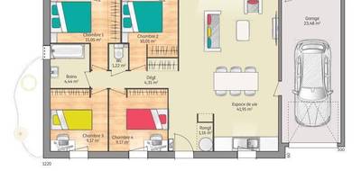 Programme terrain + maison à Le Mans en Sarthe (72) de 92 m² à vendre au prix de 385000€ - 3