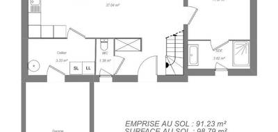 Programme terrain + maison à Villiers-au-Bouin en Indre-et-Loire (37) de 90 m² à vendre au prix de 230000€ - 4