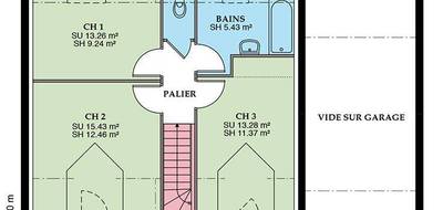 Programme terrain + maison à Berry-Bouy en Cher (18) de 98 m² à vendre au prix de 231927€ - 4