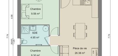 Programme terrain + maison à Pignans en Var (83) de 50 m² à vendre au prix de 279000€ - 3