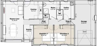 Programme terrain + maison à La Ferrière-aux-Étangs en Orne (61) de 78 m² à vendre au prix de 188490€ - 4