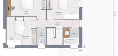 Programme terrain + maison à Massy en Essonne (91) de 115 m² à vendre au prix de 618500€ - 4