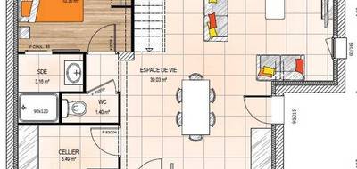 Programme terrain + maison à Neuillé en Maine-et-Loire (49) de 105 m² à vendre au prix de 266500€ - 4