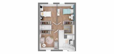Programme terrain + maison à La Chevrolière en Loire-Atlantique (44) de 70 m² à vendre au prix de 232036€ - 4