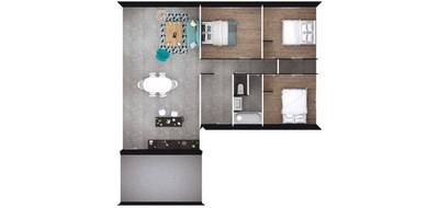 Programme terrain + maison à La Vicomté-sur-Rance en Côtes-d'Armor (22) de 86 m² à vendre au prix de 252350€ - 3