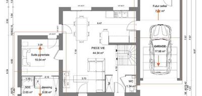 Programme terrain + maison à Attignat en Ain (01) de 105 m² à vendre au prix de 315000€ - 4