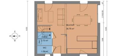 Programme terrain + maison à Frénouville en Calvados (14) de 80 m² à vendre au prix de 215000€ - 4