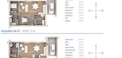 Programme terrain + maison à Plan-d'Orgon en Bouches-du-Rhône (13) de 90 m² à vendre au prix de 297000€ - 3