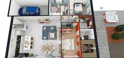 Programme terrain + maison à Saint-Maurice-de-Rémens en Ain (01) de 103 m² à vendre au prix de 295000€ - 3