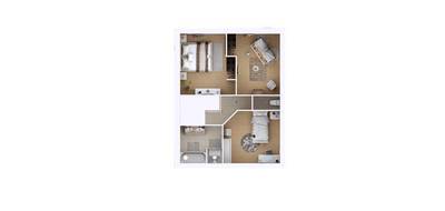 Programme terrain + maison à Urcuit en Pyrénées-Atlantiques (64) de 130 m² à vendre au prix de 552500€ - 3