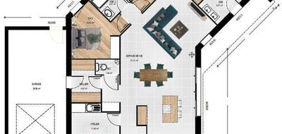 Programme terrain + maison à Allonnes en Maine-et-Loire (49) de 114 m² à vendre au prix de 299800€ - 4