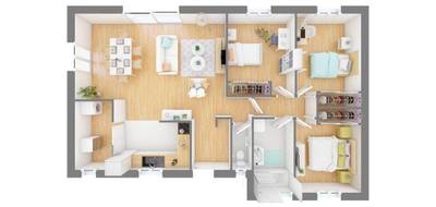 Programme terrain + maison à Bergerac en Dordogne (24) de 87 m² à vendre au prix de 195160€ - 3