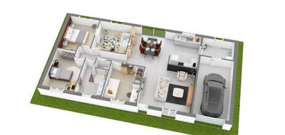 Programme terrain + maison à Le Pêchereau en Indre (36) de 108 m² à vendre au prix de 199400€ - 2