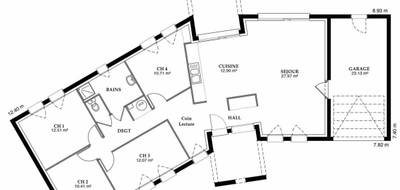 Programme terrain + maison à Saint-Philbert-de-Bouaine en Vendée (85) de 85 m² à vendre au prix de 217924€ - 4