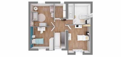 Programme terrain + maison à Racécourt en Vosges (88) de 119 m² à vendre au prix de 239690€ - 4