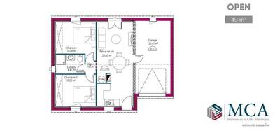 Programme terrain + maison à Bergerac en Dordogne (24) de 50 m² à vendre au prix de 209254€ - 4