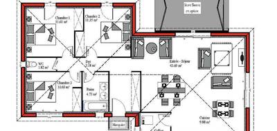 Programme terrain + maison à Salles en Gironde (33) de 100 m² à vendre au prix de 288000€ - 3